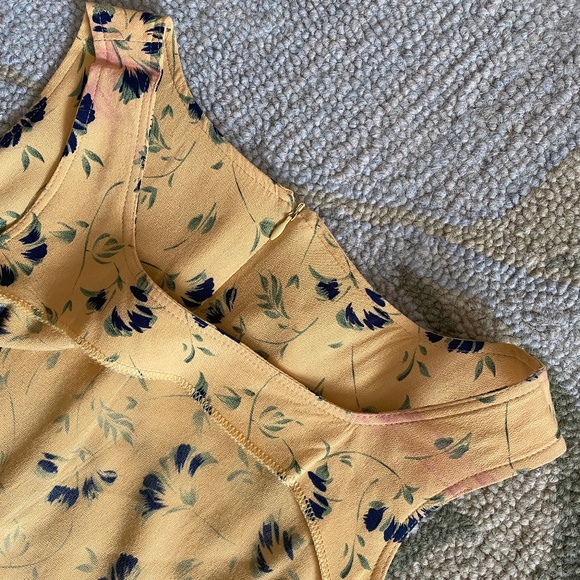 Tristan & Iseut I 90s I Floral Sleeveless Mini Sheath Dress I FLAWED - Picture 13 of 16